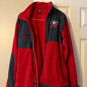 Red and Black Georgia Fleece Jacket